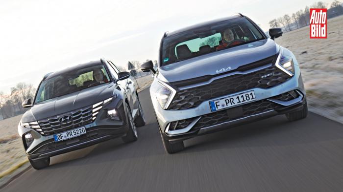 Kia Sportage VS Hyundai Tucson:  Vs 